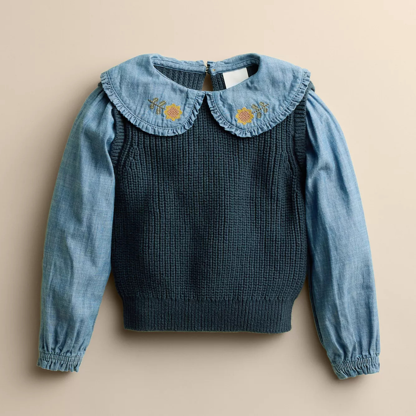 Baby & Toddler Girl Little Co. by Lauren Conrad Sweater Vest Blouse | Kohl's