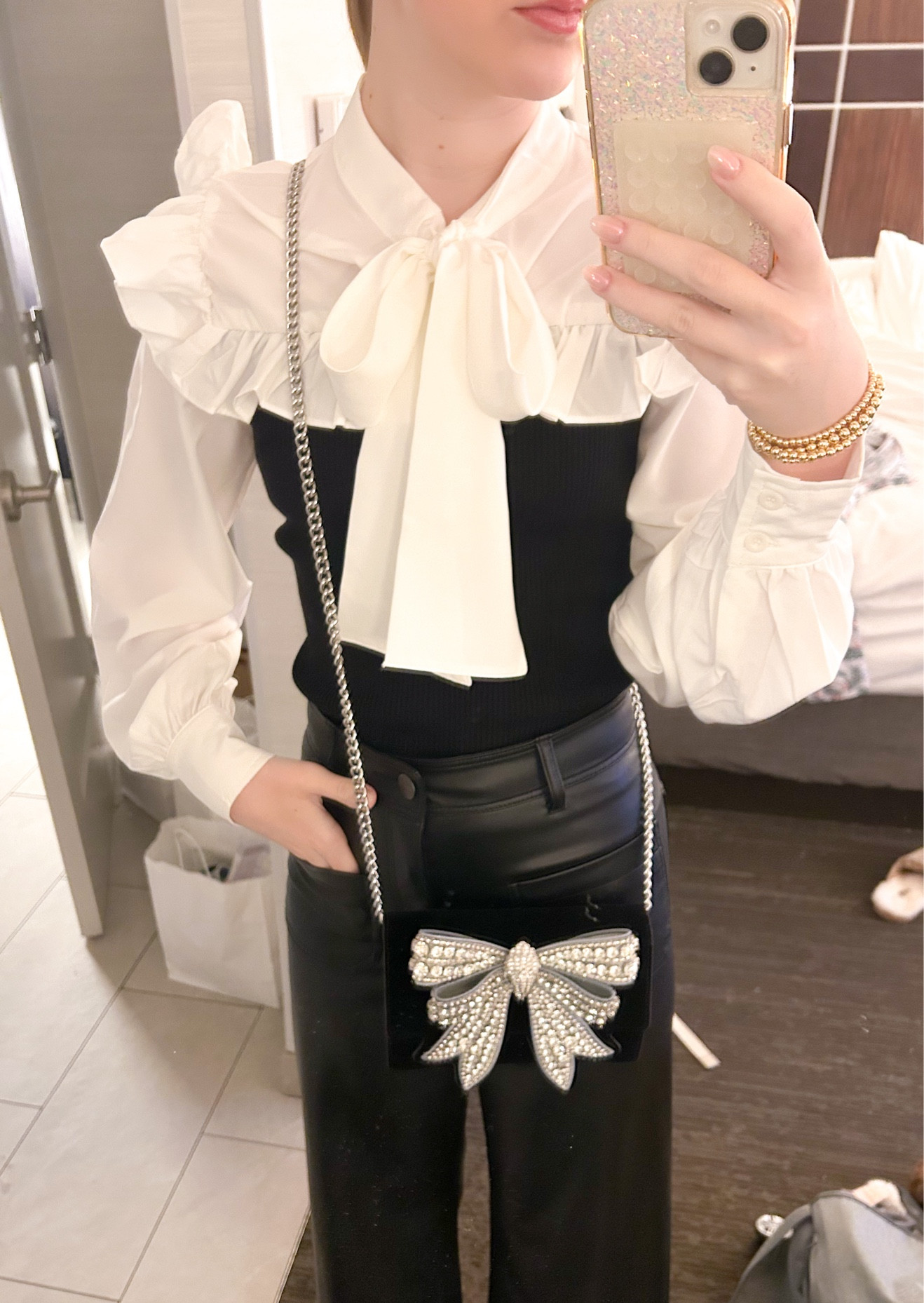 Fashion conference ootd 🥂
Pants are Zara and top is Shop With Juliet - linked similar items🩰 

#LTKitbag #LTKworkwear #LTKstyletip