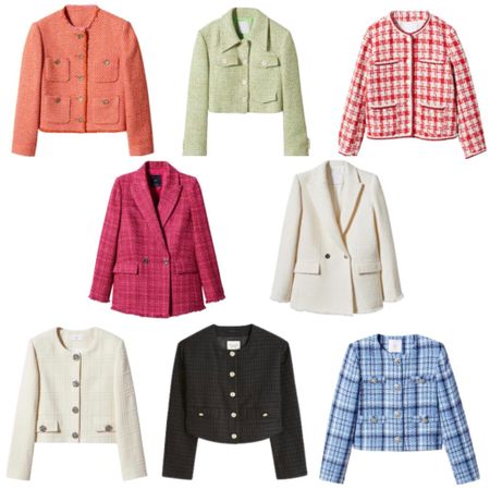 Tweed jackets for spring!
#jackets #coats #fashion #fashion #tweed #spring

#LTKworkwear #LTKstyletip #LTKFind