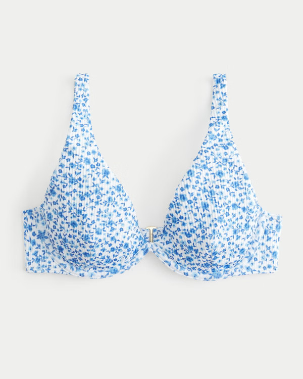 High Apex Ribbed Underwire Bikini Top | Hollister (UK)