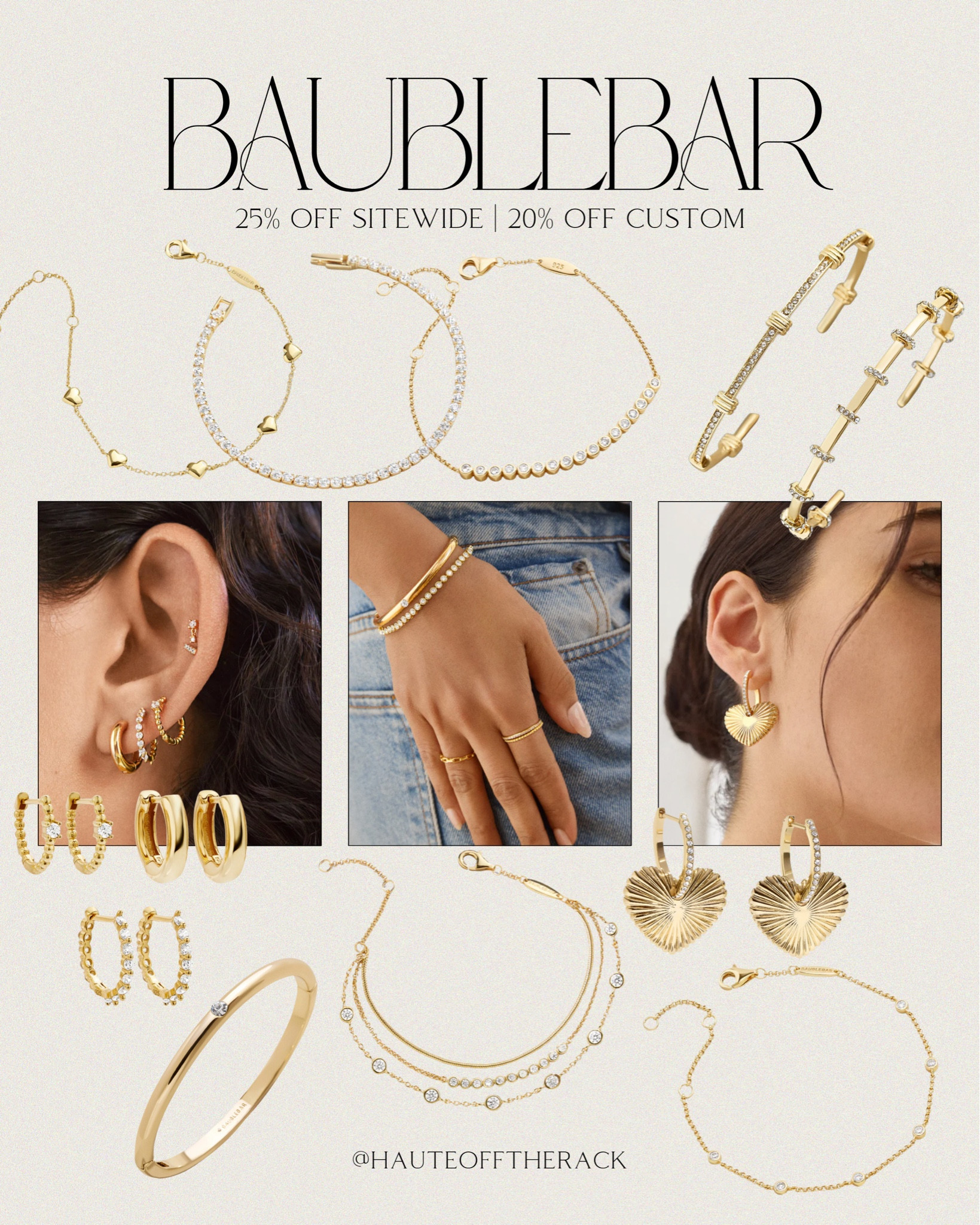 LAST DAY to save 20% OFF site-wide and 20% OFF custom on baublebar!

#baublebar #goldjewelry #earrings #heartearrings

#LTKGiftGuide 


#LTKStyleTip #LTKSaleAlert #LTKFindsUnder100