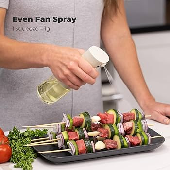 Zuutii Oil Sprayer for Cooking, 170ml Olive Oil Sprayer Mister, Olive Oil Spray Bottle for Salad,... | Amazon (US)