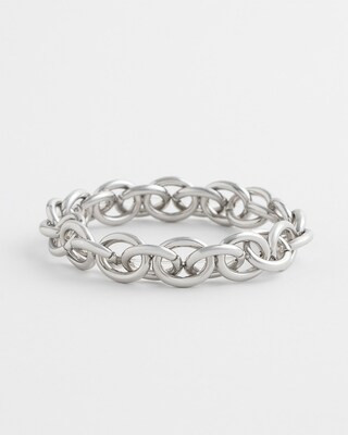 Silver-Tone Link Bracelet | Chico's
