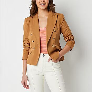 new!Ryegrass Womens Regular Fit Double Breasted Blazer | JCPenney