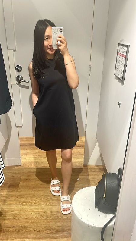 $29.90 easy little black dress with pockets. Available in other colors. Size XS is a flattering relaxed fit. I'm 5' 2.5" and fluctuate between 110-115 pounds. I also tried on size S but that size was way too loose and I think XXS would be too snug at the arm holes.

MAISON de SABRE mini black backpack with adjustable straps. It's the perfect size. This brand is now available at Nordstrom!

Uniqlo basic summer dress 
Petite friendly

#LTKFindsUnder50 #LTKFindsUnder100 #LTKOver40