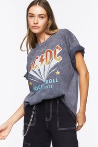 ACDC Acid Wash Graphic Tee | Forever 21 (US)