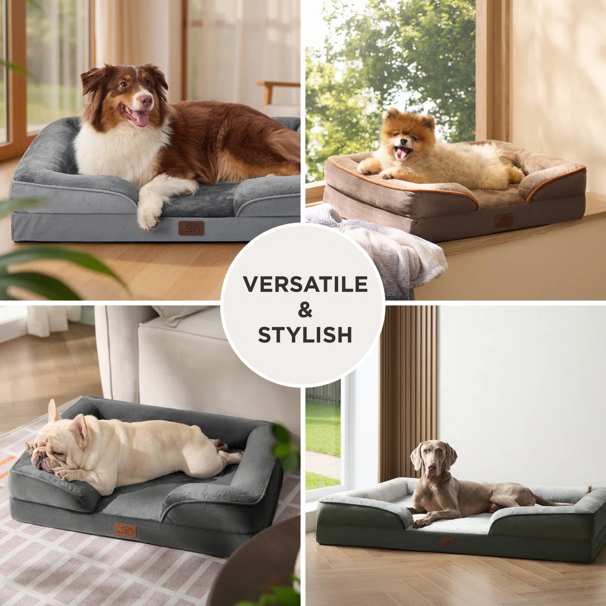 Bedsure Waterproof Orthopedic Dog Beds With Washable Removable Cover, Supportive Foam | Wayfair North America