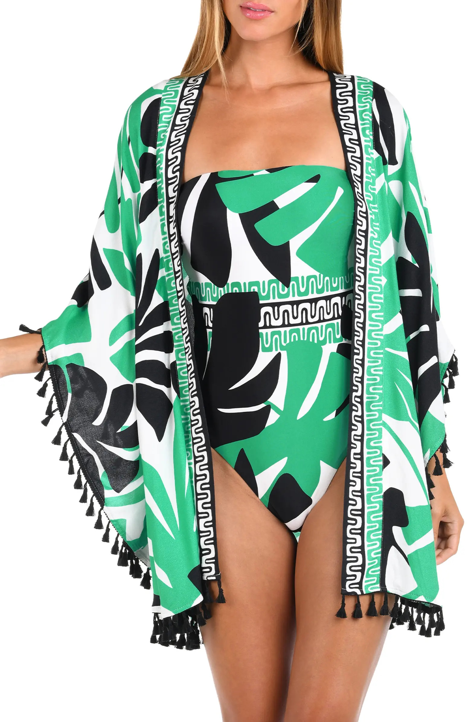 Sunshine 79 Monstera Tassel Trim Cover-Up | Nordstromrack | Nordstrom Rack