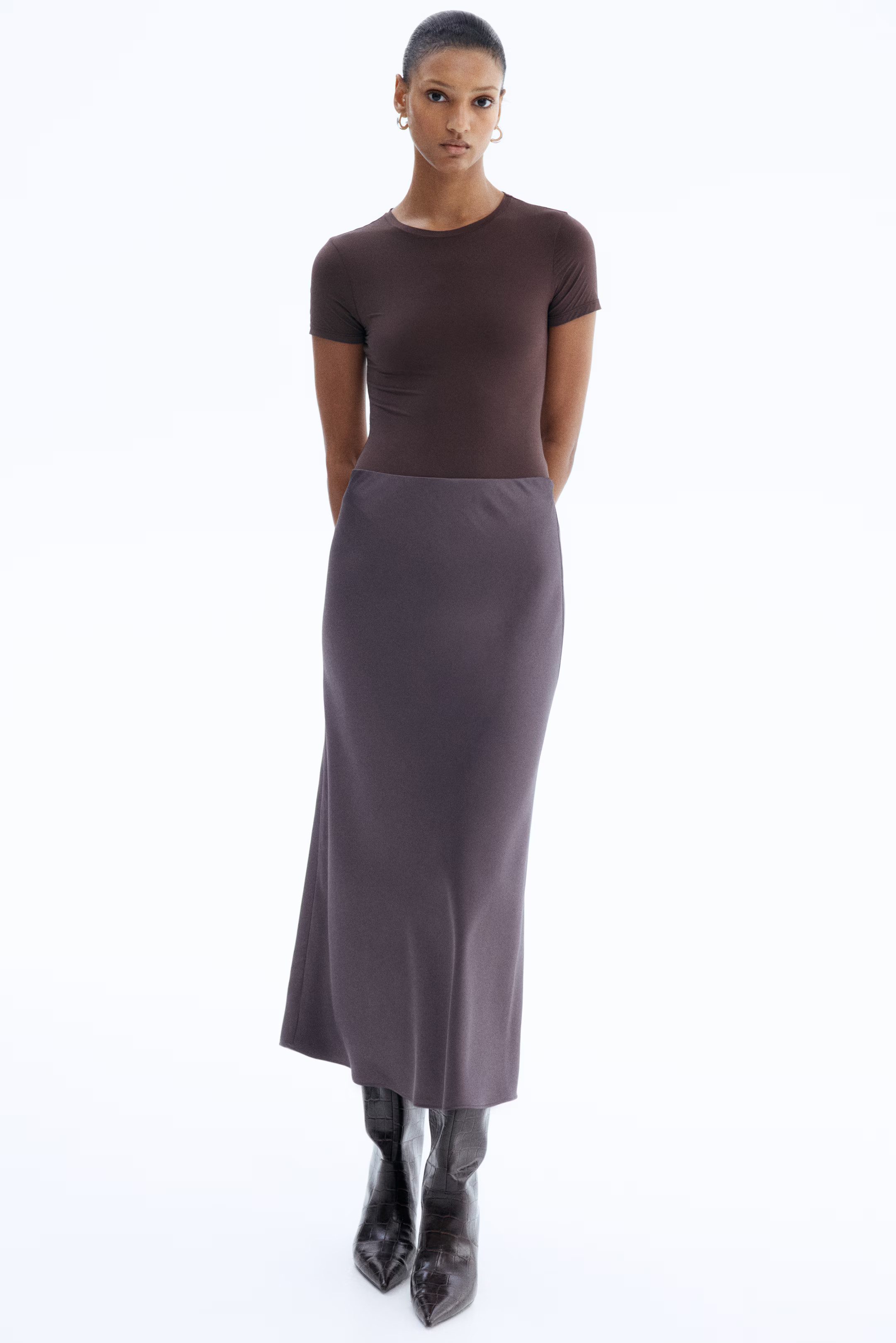 Short-sleeved microfibre body | H&M (UK, MY, IN, SG, PH, TW, HK)