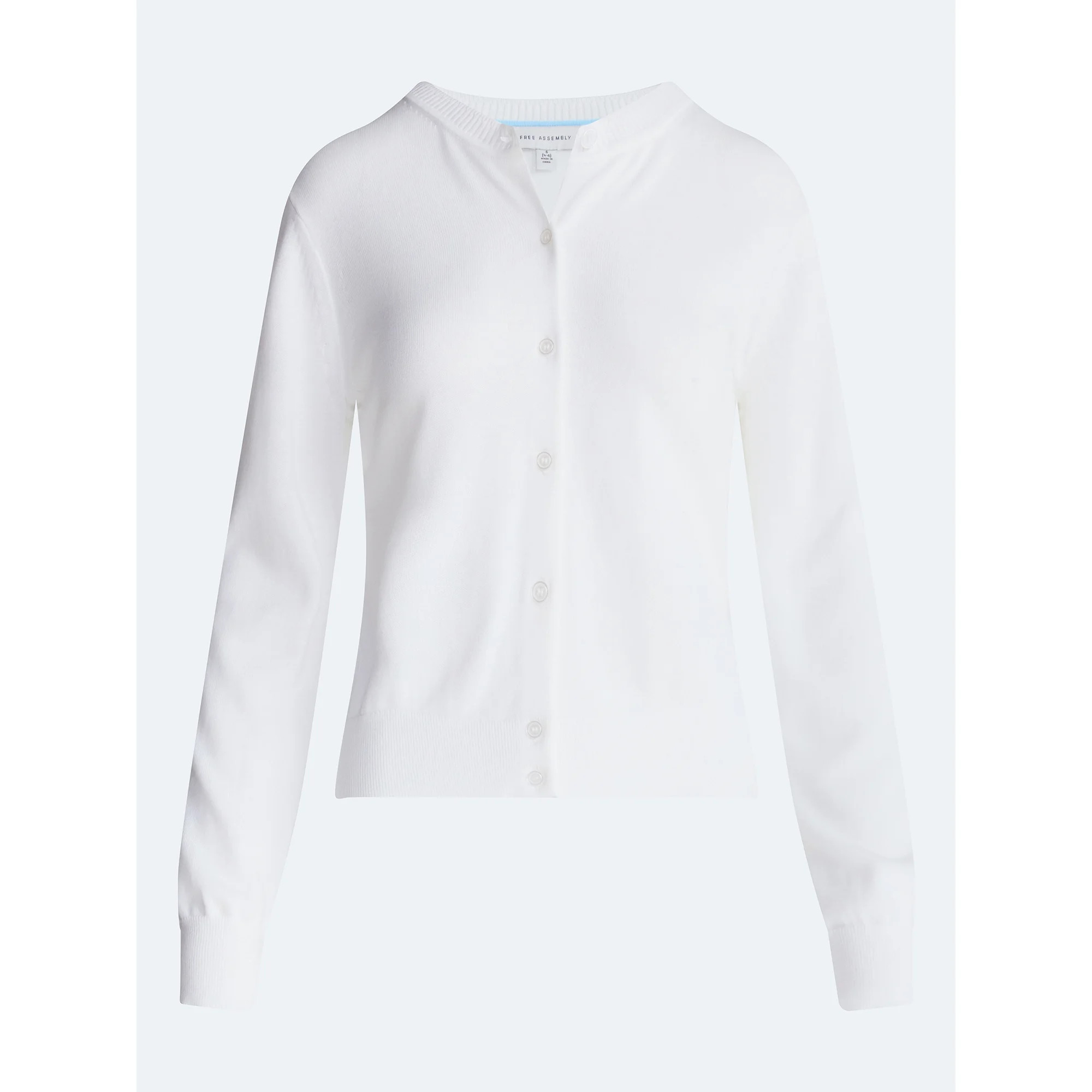 Free Assembly Women's Classic Cardigan Sweater with Long Sleeves, Lightweight, Sizes XS-4X | Walmart (US)