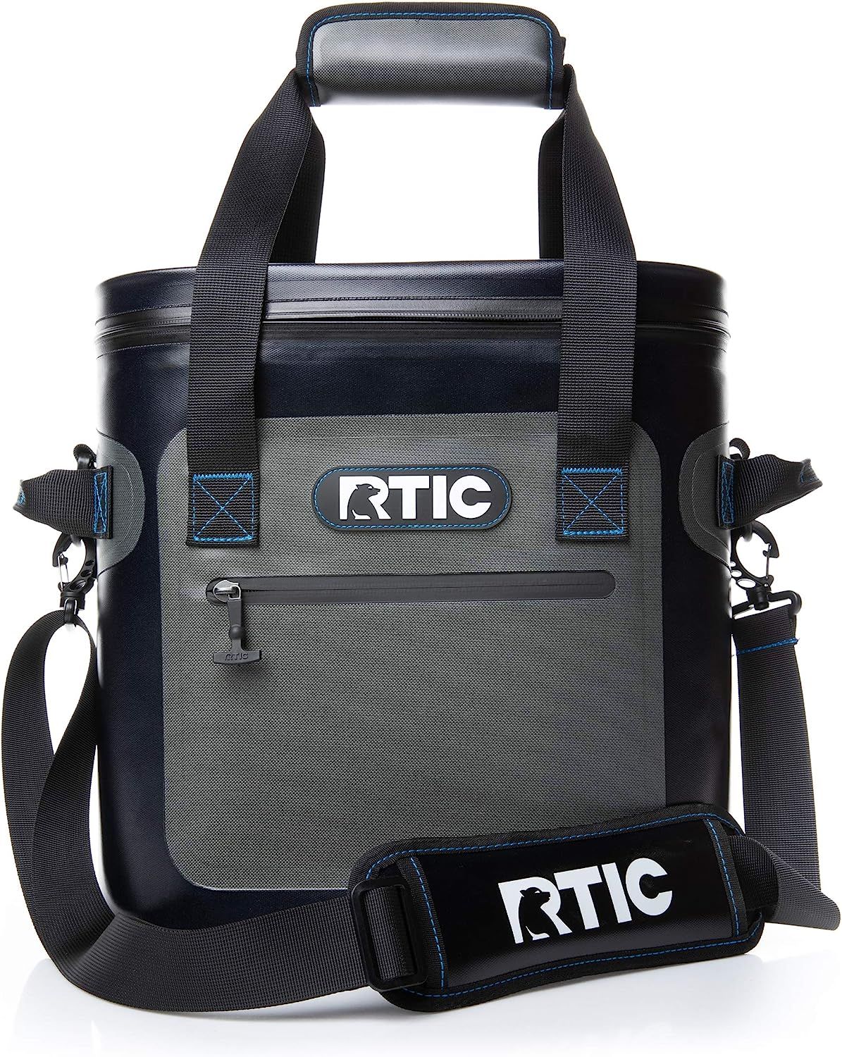 RTIC Soft Cooler 20, Grey, Insulated Bag, Leak Proof Zipper, Keeps Ice Cold for Days | Amazon (US)