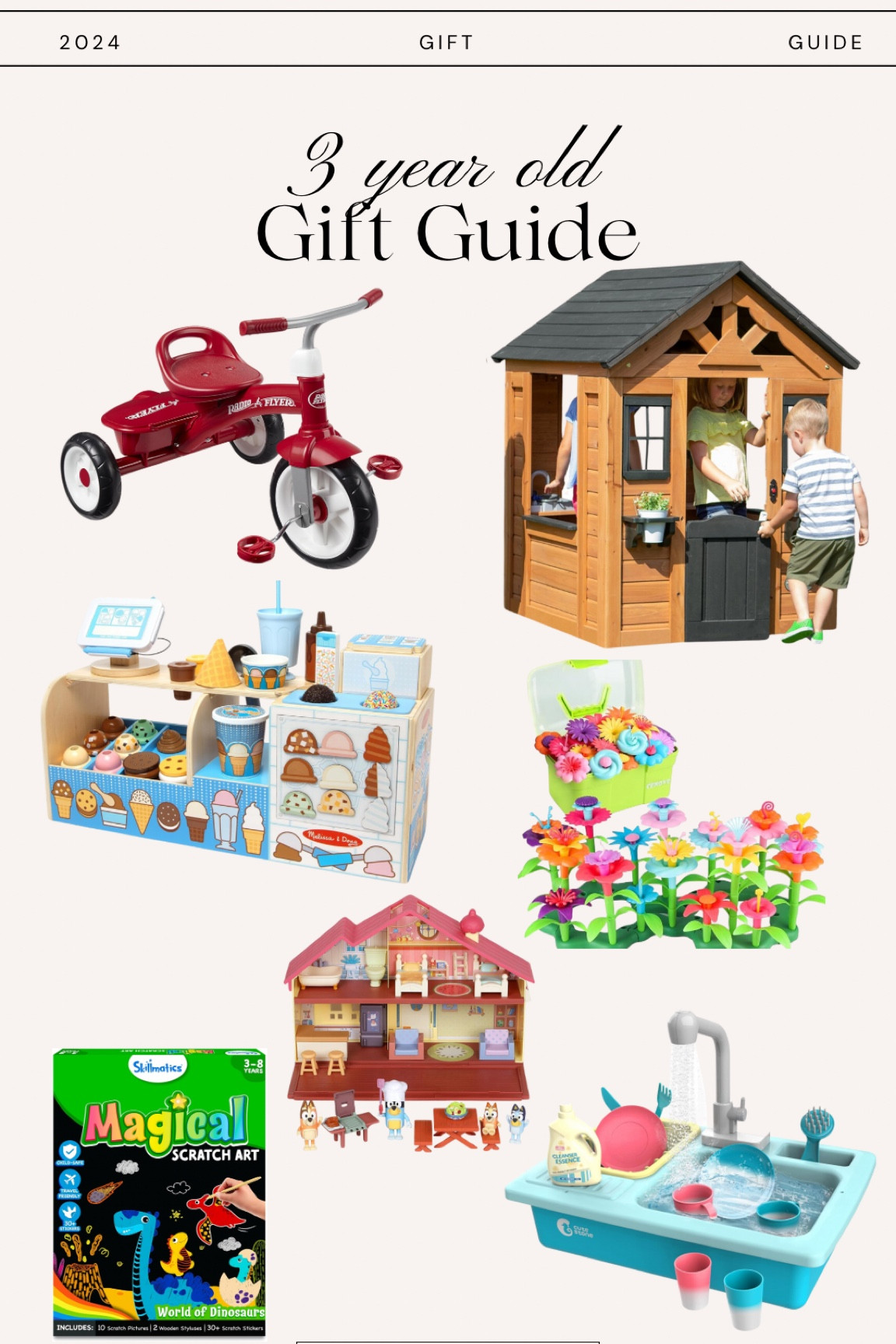 3 year old gift guide! 

Gift guide for 3 year olds | 3 year old girl gift | 3 year old boy gift guide | Christmas gifts for 3 year old | 3 year olds Christmas | toddler Christmas 

#LTKHoliday #LTKCyberWeek #LTKGiftGuide