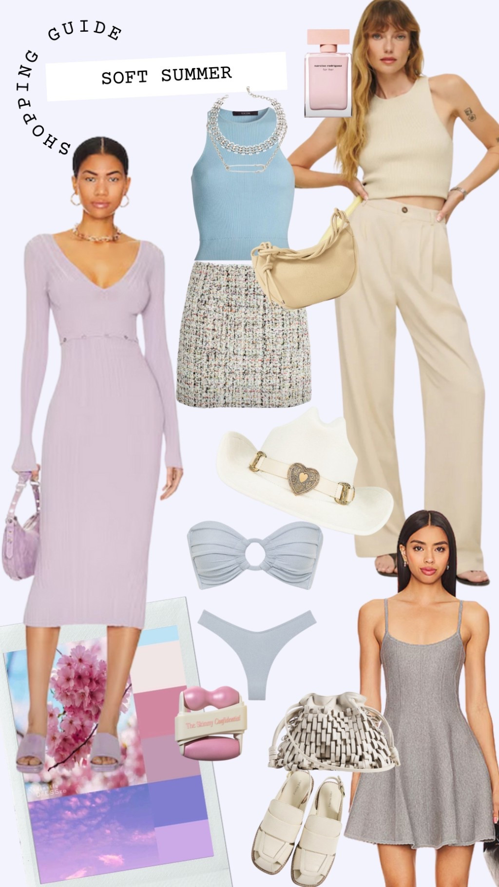 Soft Summer-You’re gentle and romantic—like a vintage watercolor painting. Muted, cool-neutral tones suit you best—dusty mauve, sage green, stormy blue. Everything is toned down in a graceful, blended way.

#LTKSeasonal #LTKStyleTip #LTKFindsUnder100