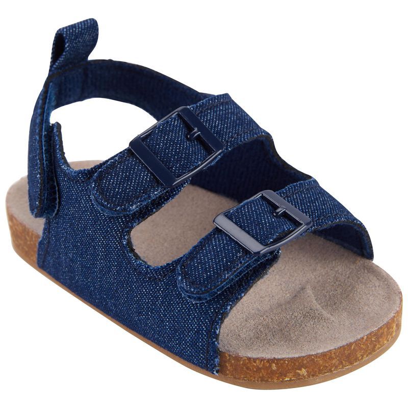 Denim Buckle Sandals | Carter's