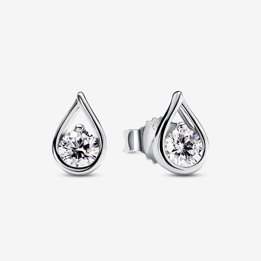 Pandora Brilliance Lab-created 0.50 ct tw Diamond Stud Earrings | Pandora (US)