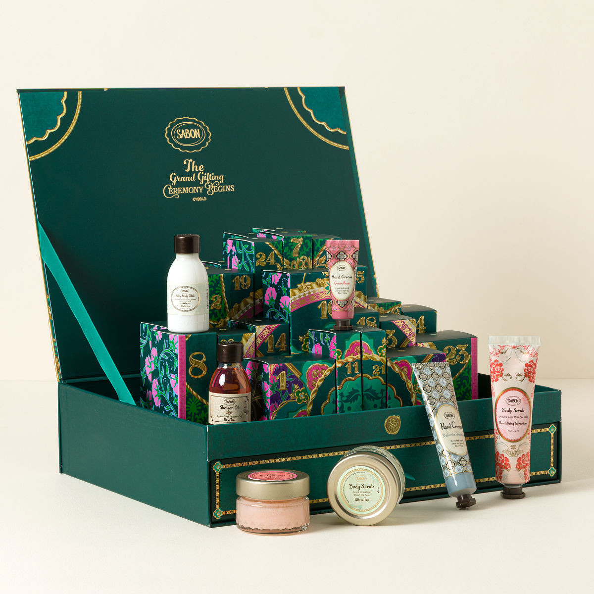 24 Day Luxe Body Care Advent Calendar | UncommonGoods