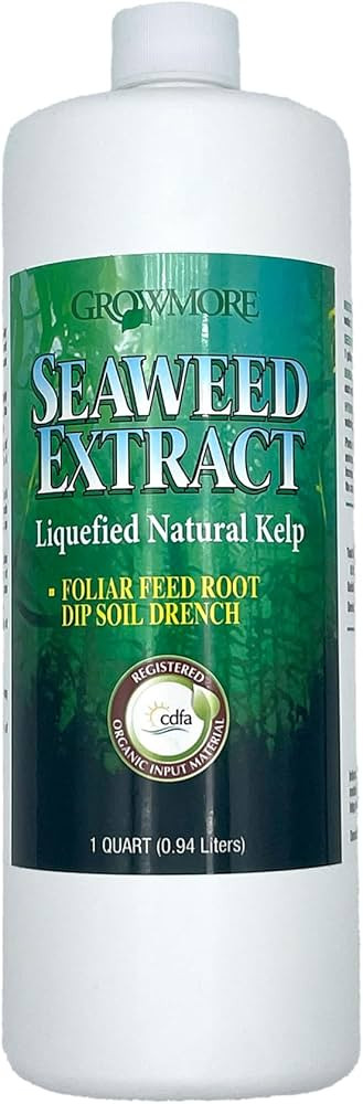 Grow More 6048 Seaweed Extract 11%, 1-Quart | Amazon (US)