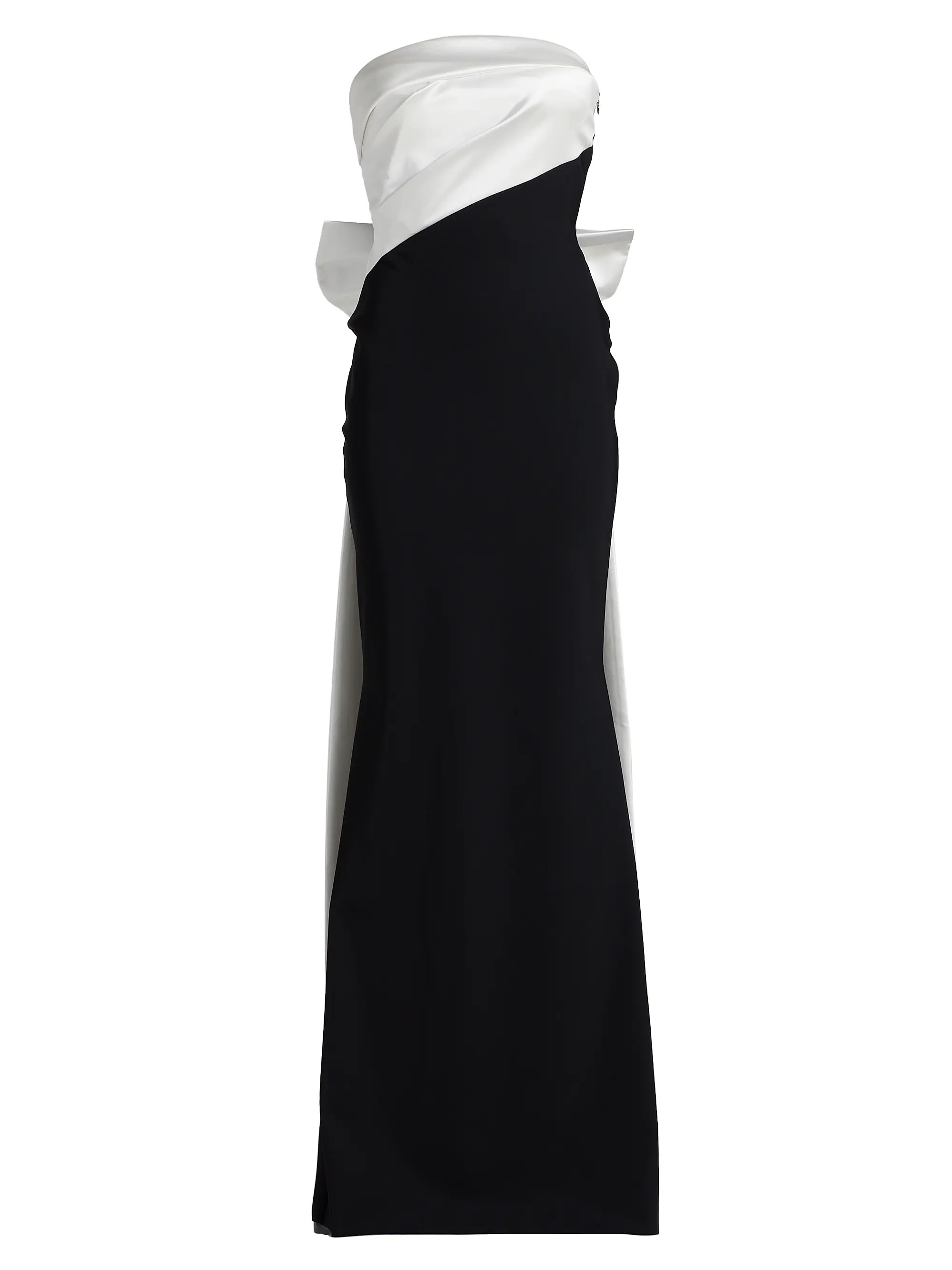 Reyka Colorblocked Bow-Detailed Strapless Gown | Saks Fifth Avenue