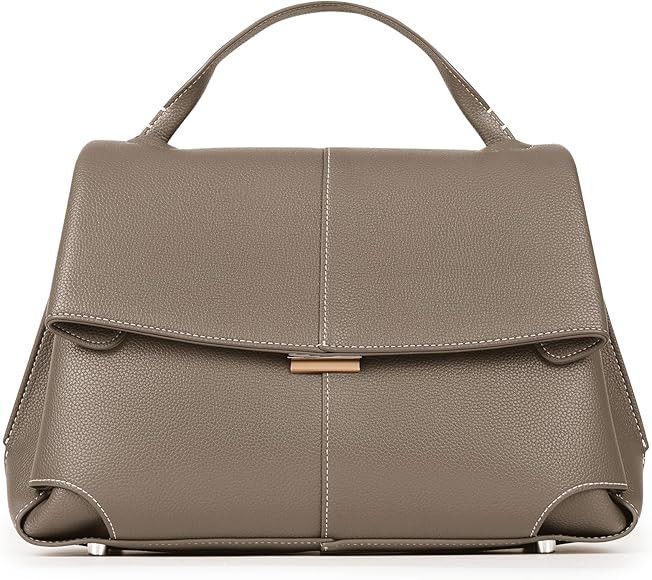 Top Handle Bag Handbags Large Faux Leather Satchel Bags for Women Luxury Designer Business Crossb... | Amazon (US)