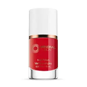 Mineral Fusion Nail Polish, Bright Red, Fast 'N Fabulous | Amazon (US)
