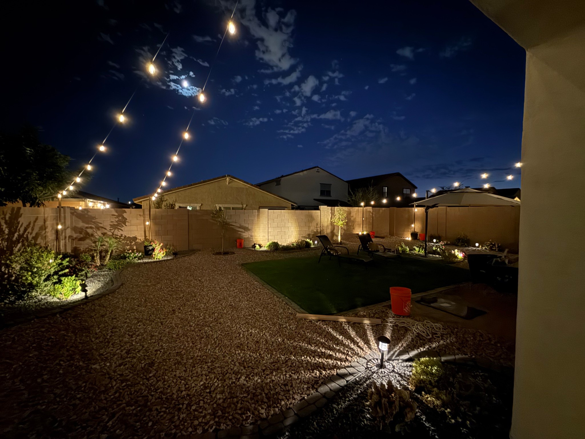 The easiest way to make any space feel magical  Linking my favorite string lights!