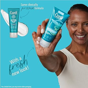 Curel Extreme Dry Hand Relief, Dermatologist Recommended, Long-Lasting Cream For Dry Hands, Parab... | Amazon (US)