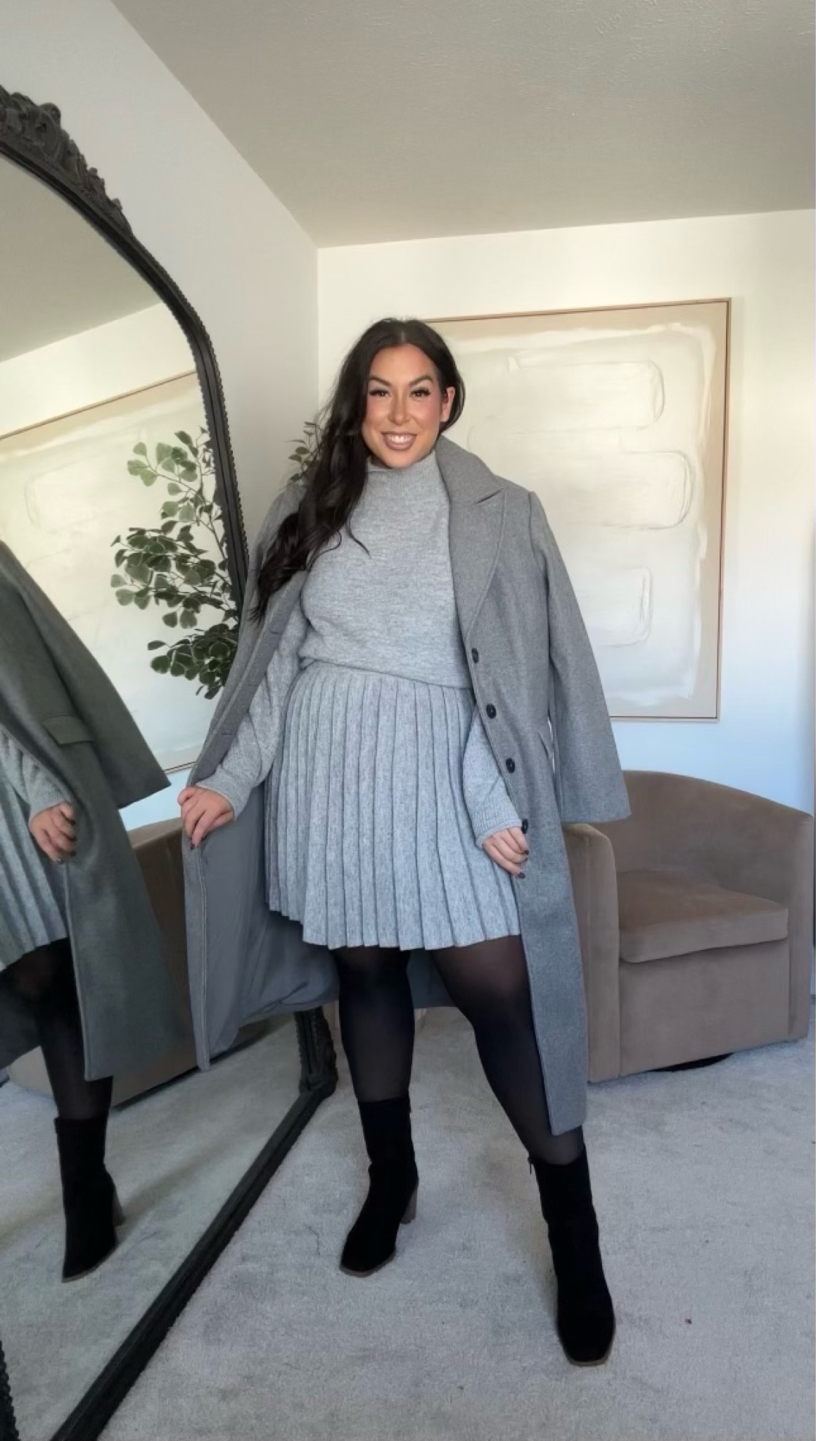 Walmart fall outfit idea! 
-
-
-
Date night outfit, fall workwear outfit, midsize fall outfit idea, jeans outfit, metallic pants, pleated skirt, fall dress, how to style a trench coat, midsize fashion, size 14, size 12

#LTKSeasonal #LTKMidsize #LTKStyleTip