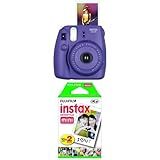 Fujifilm Instax Mini 8 Instant Film Camera (Grape) with Twin Pack Instant Film (White) | Amazon (US)