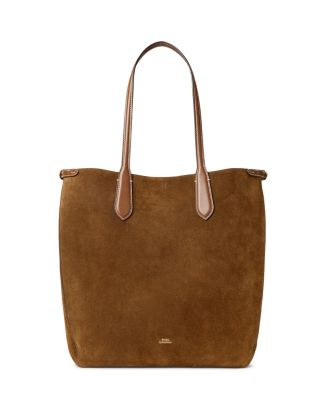 Polo Ralph Lauren Bellport Suede North-South Tote | Bloomingdale's Handbags | Bloomingdale's (US)