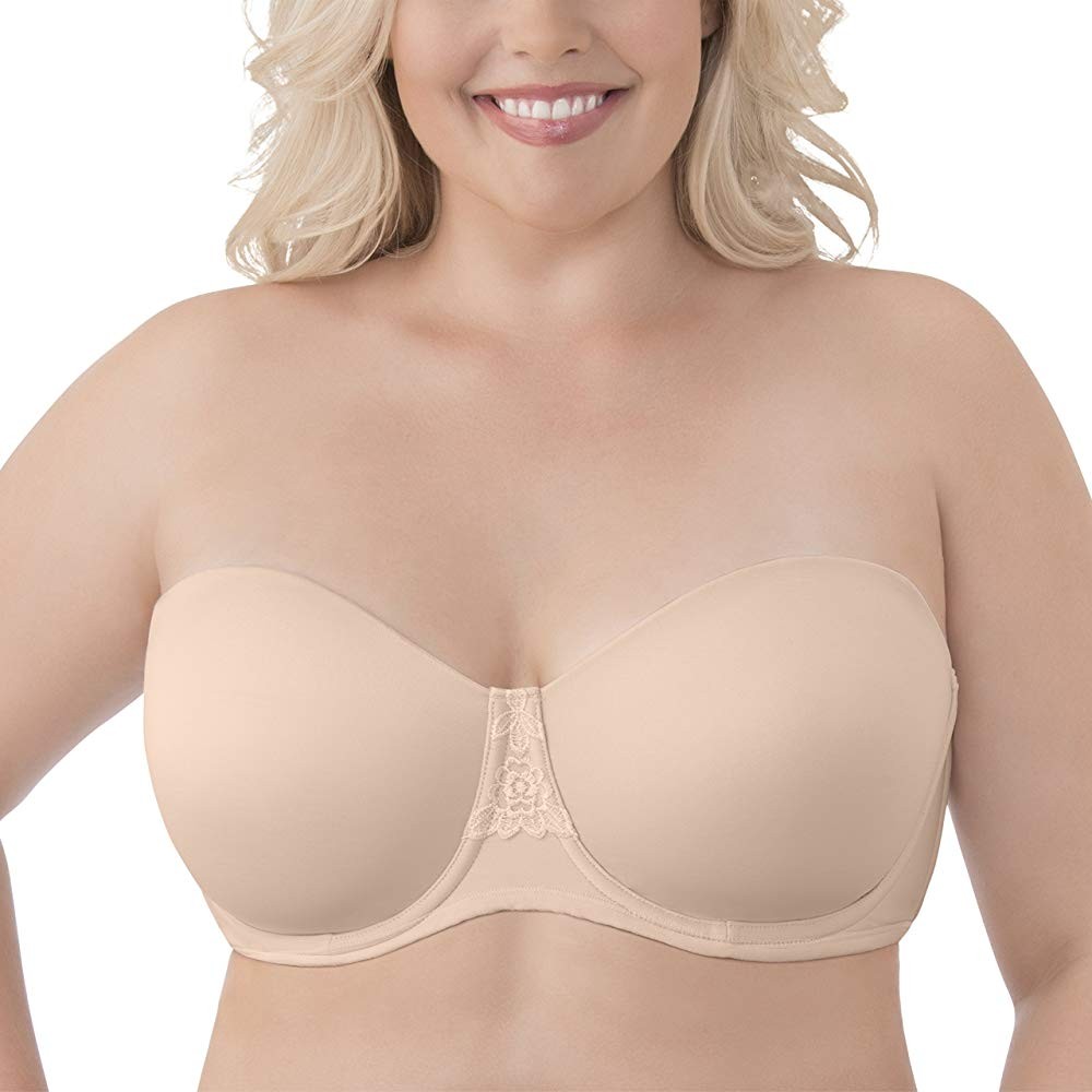 Women's Beauty Back Strapless Full Figure Underwire Bra 74380 | Amazon (US)