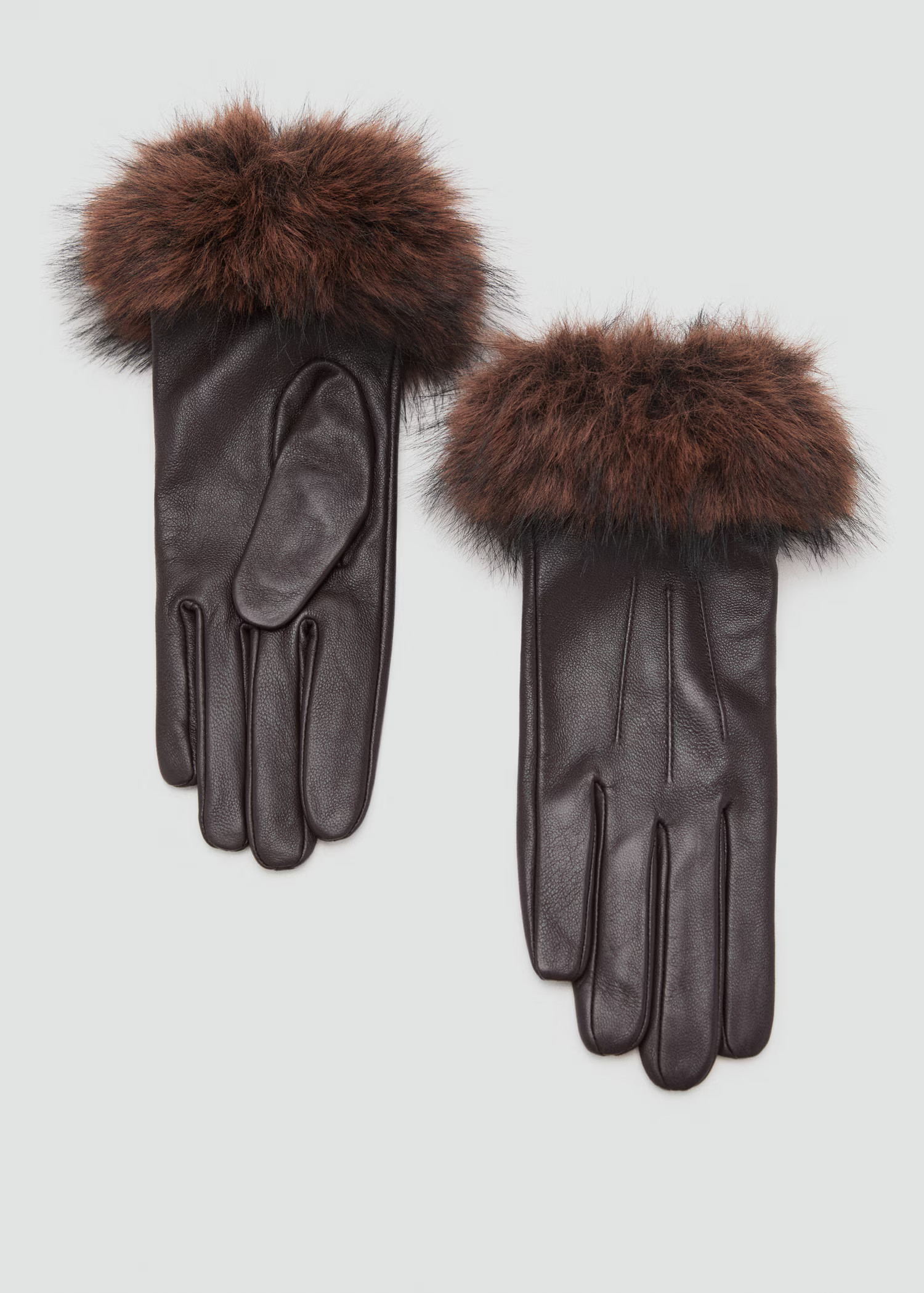 Combined leather glove | Mango (US/MX/AU)