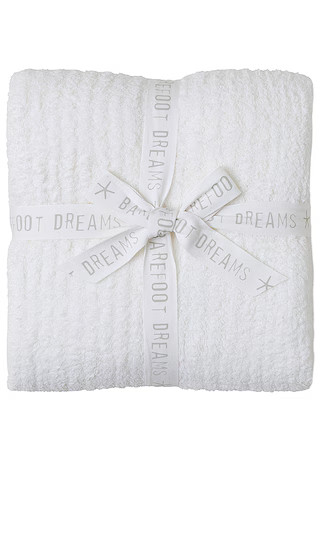 Barefoot Dreams CozyChic Ribbed Throw in Cream. | Revolve Clothing (Global)