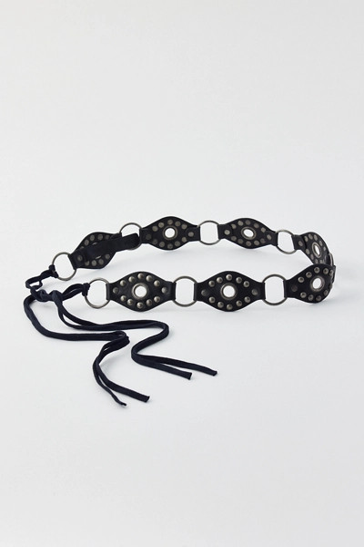 UO Studded Leather Tie Belt | Urban Outfitters (US and RoW)