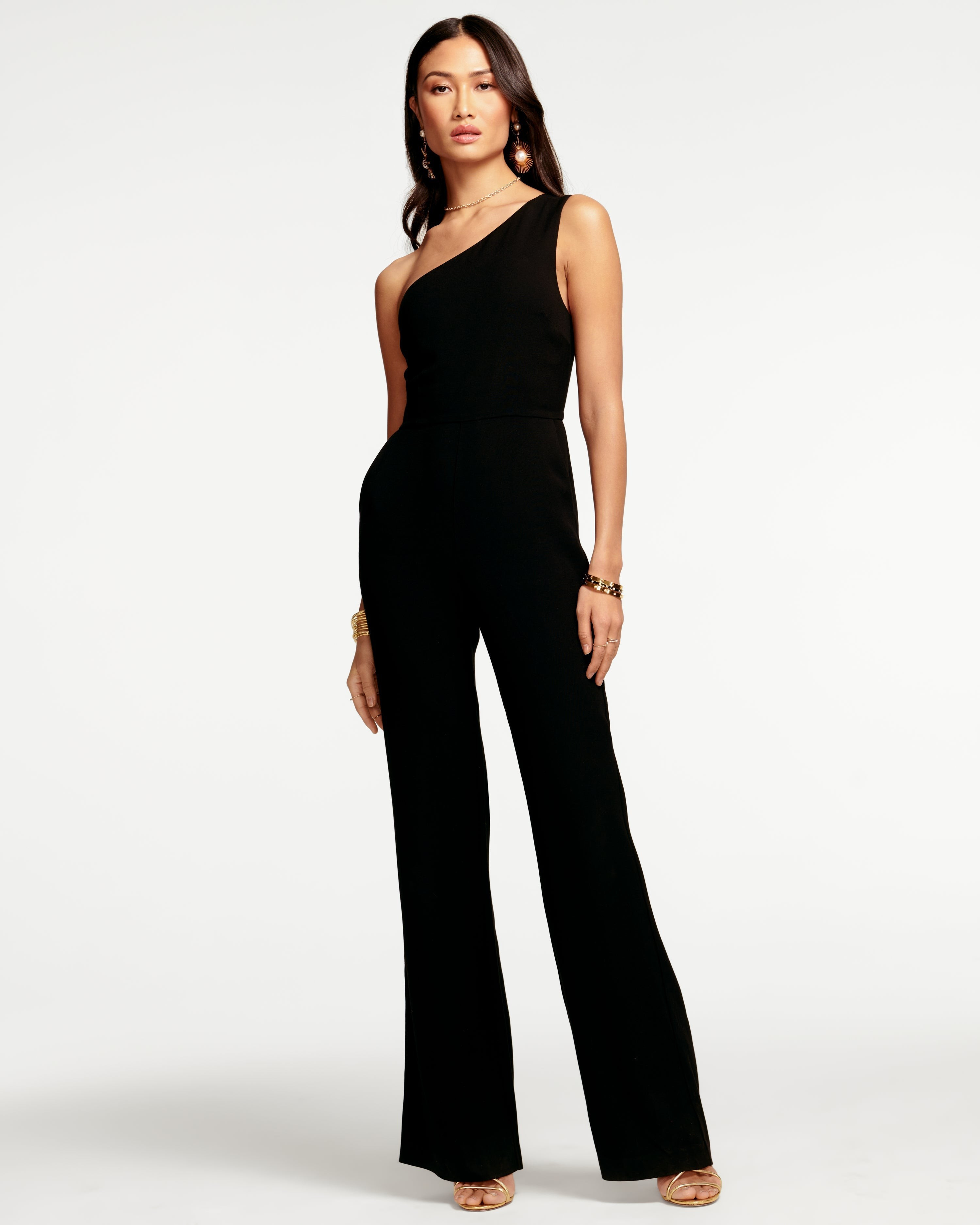 Gabriela One Shoulder Jumpsuit | Ramy Brook