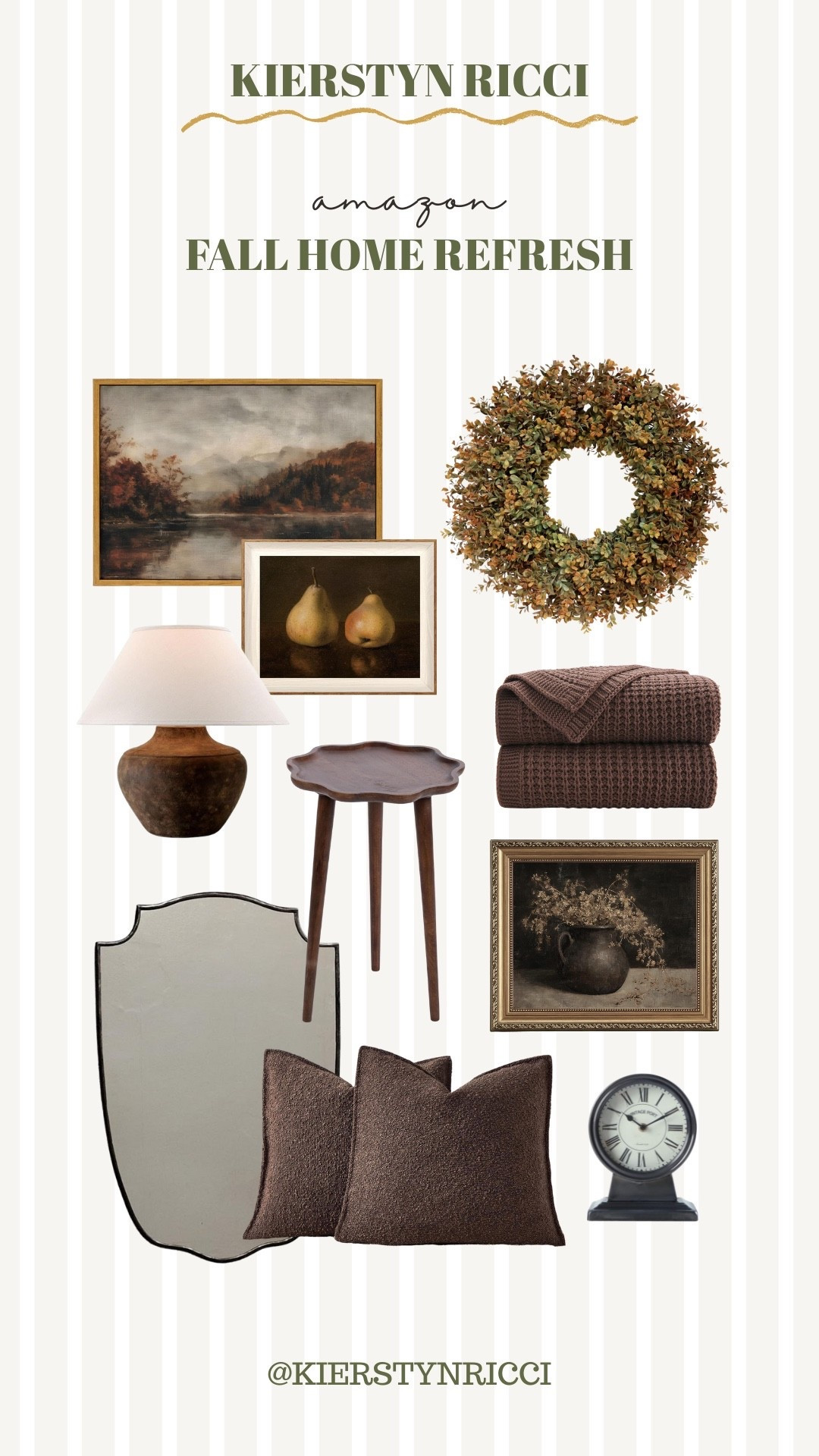 Cozy textures, moody art, and warm autumn tones 🍂✨ This Amazon fall home refresh is giving vintage cottage meets timeless charm — perfect for making your space feel layered and inviting. #FallHomeDecor #AmazonFinds #CozyVibes

#LTKSeasonal #LTKHome
