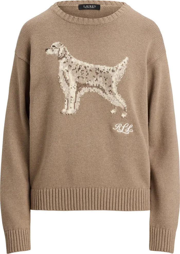 Intarsia English Setter Cotton Sweater | Nordstrom Rack