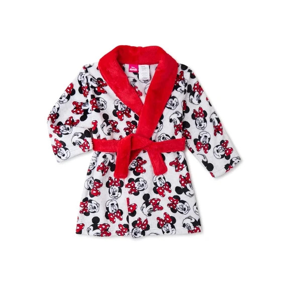 Minnie Mouse Toddler Girls Pajama Robe, Sizes 2T-5T - Walmart.com | Walmart (US)