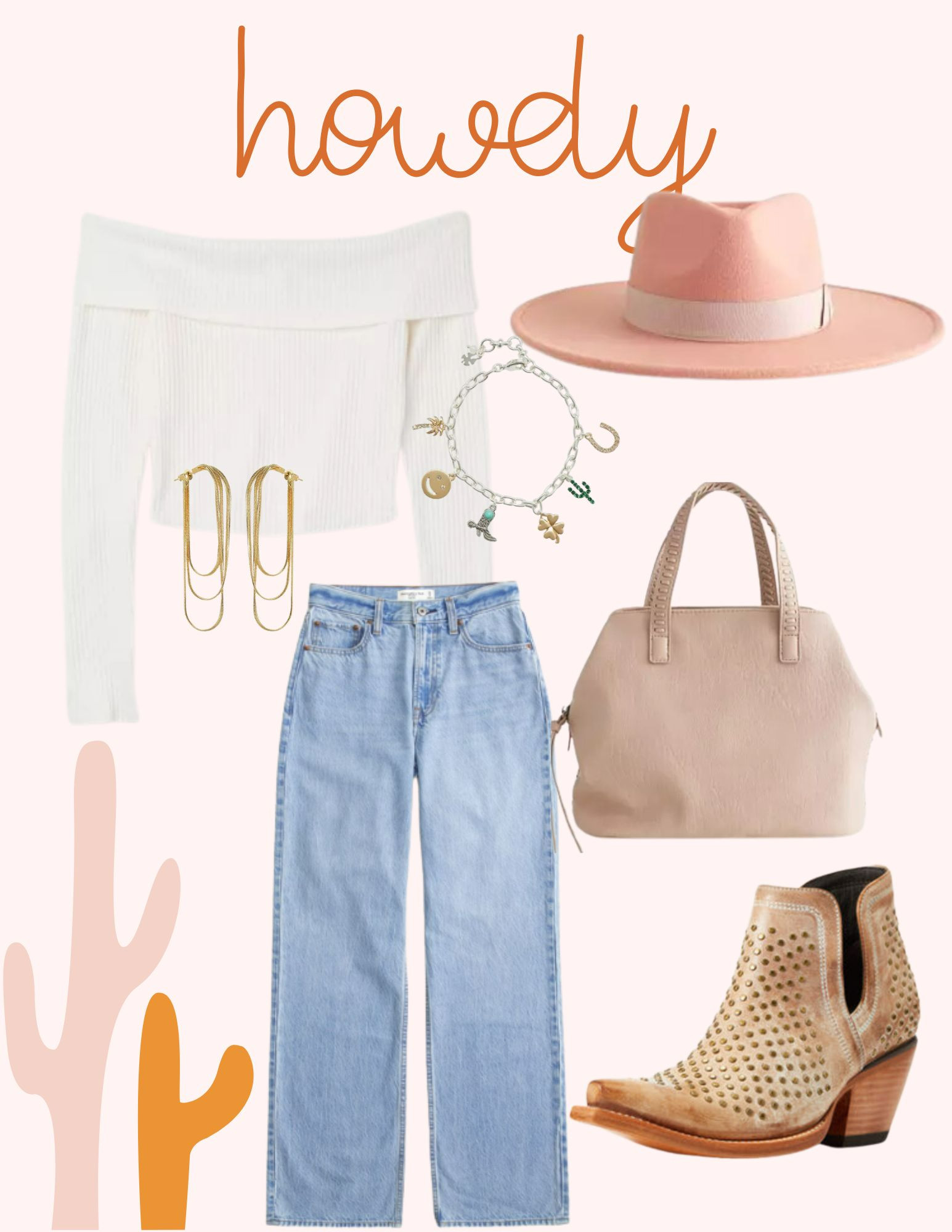 5'7 Weight 140 
| This cute western look for girl's date night or casual outings | Top I ordered a small fits great| Pants are large I have 26 Long | Size up for a baggier look | Charm bracelet from amazon LOVE! |  Tassel chain earrings are the newest trend | must have| amazon 

 #LTKU #LTKOver40 #LTKSaleAlert