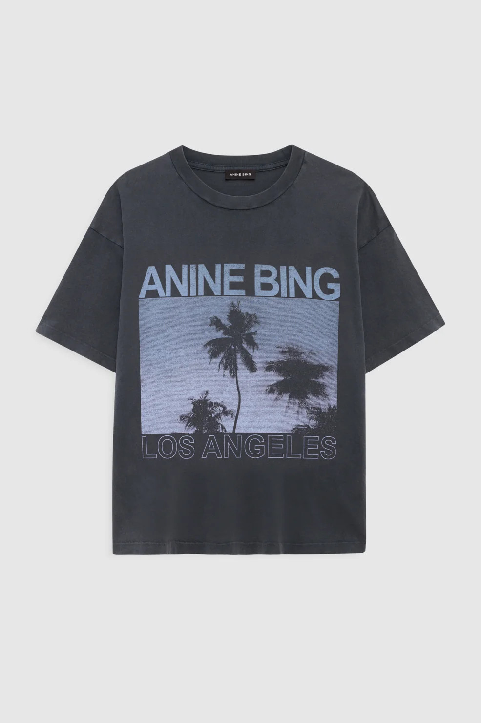Cade Tee Palms - Washed Grey | Anine Bing