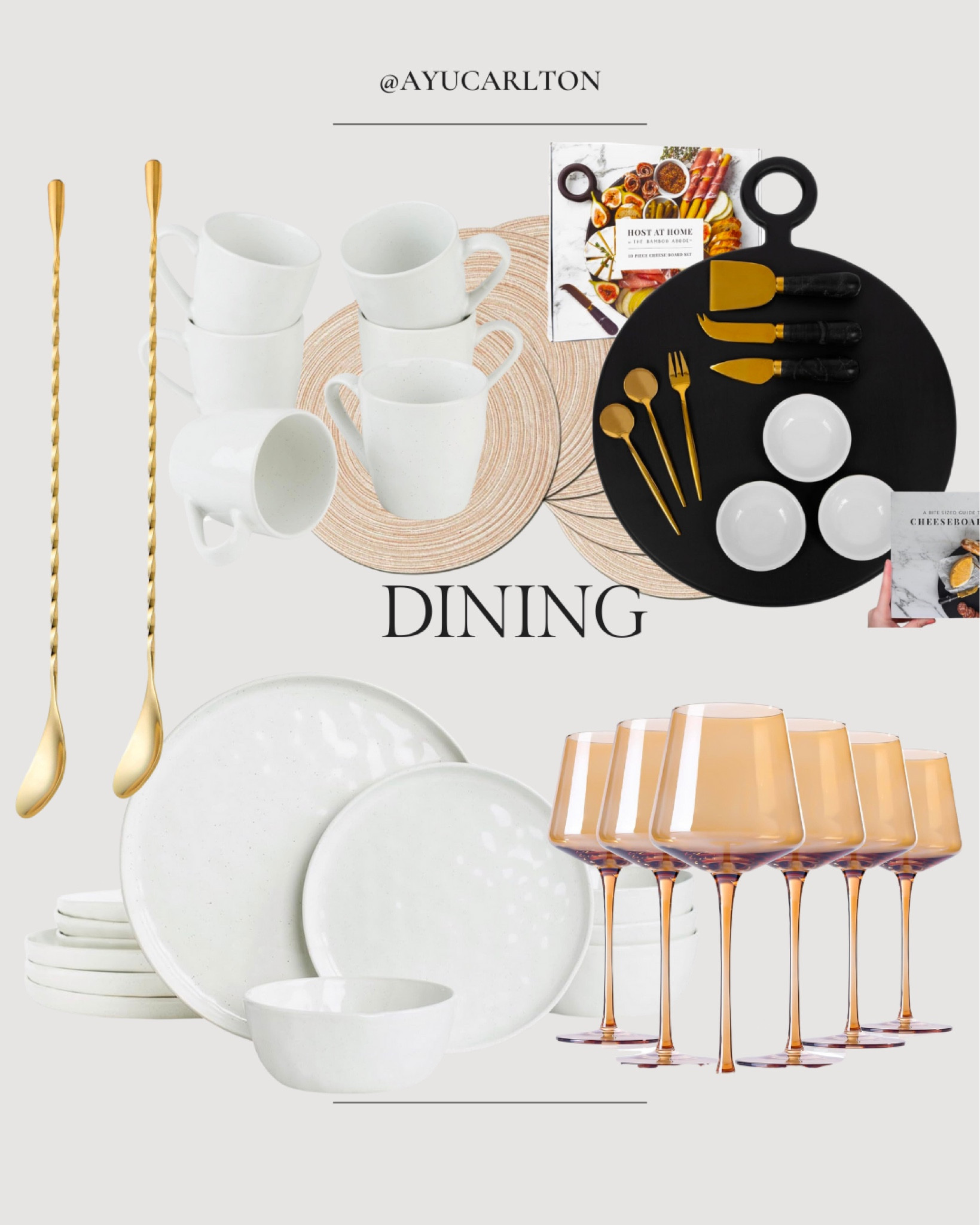 Amazon Dining Finds

Cheese board, wine glasses, bar spoons, dining plates and bowls, coffee mugs, Amazon Prime Big Deals

#LTKover40 #LTKxPrime #LTKhome