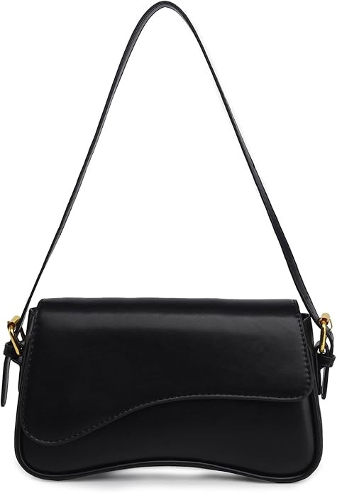 Shoulder Bag for women Clutch Purse Handbag PU Leather Tote Bag with 2 Removable Straps and Zippe... | Amazon (US)