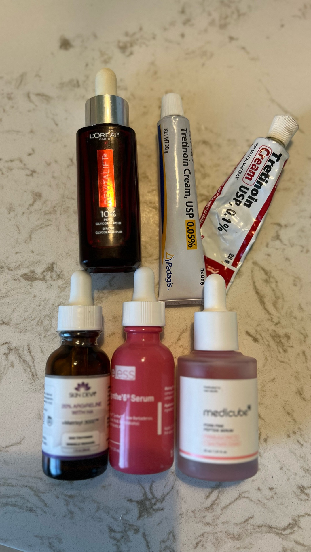 There are 3 types of face products you can use and they shouldn’t be stacked: peptides, glycolic acid, and retinols/retinoids. I use these products on a nightly rotation, linked what I could here for you. ✨

#LTKdayinmylife #LTKBeauty #LTKselfcare