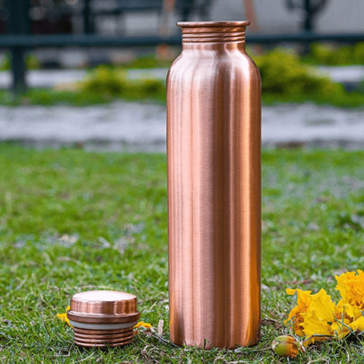 AANNY Plain Finished Copper Bottle | SHEIN