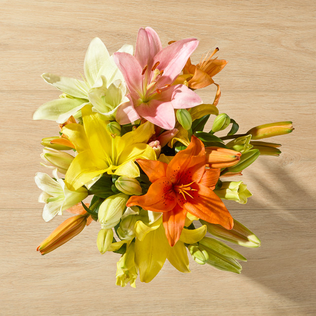 Farmer's Choice Fresh Lily Bouquet - The Bouqs Co. | The Bouqs Co.