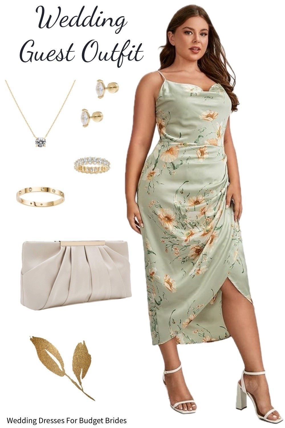 Chic and affordable summer daytime wedding guest outfit. 

Plus size wedding guest dress and accessories from Amazon.

#LTKSeasonal #LTKWedding #LTKPlusSize