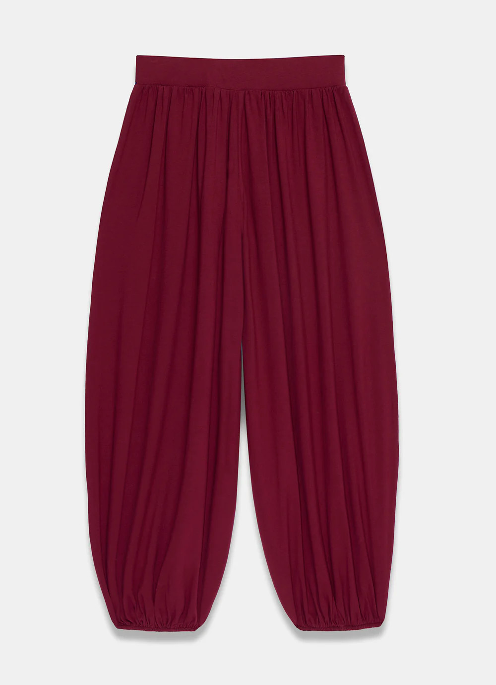 Red Jersey Balloon Trousers | Mint Velvet