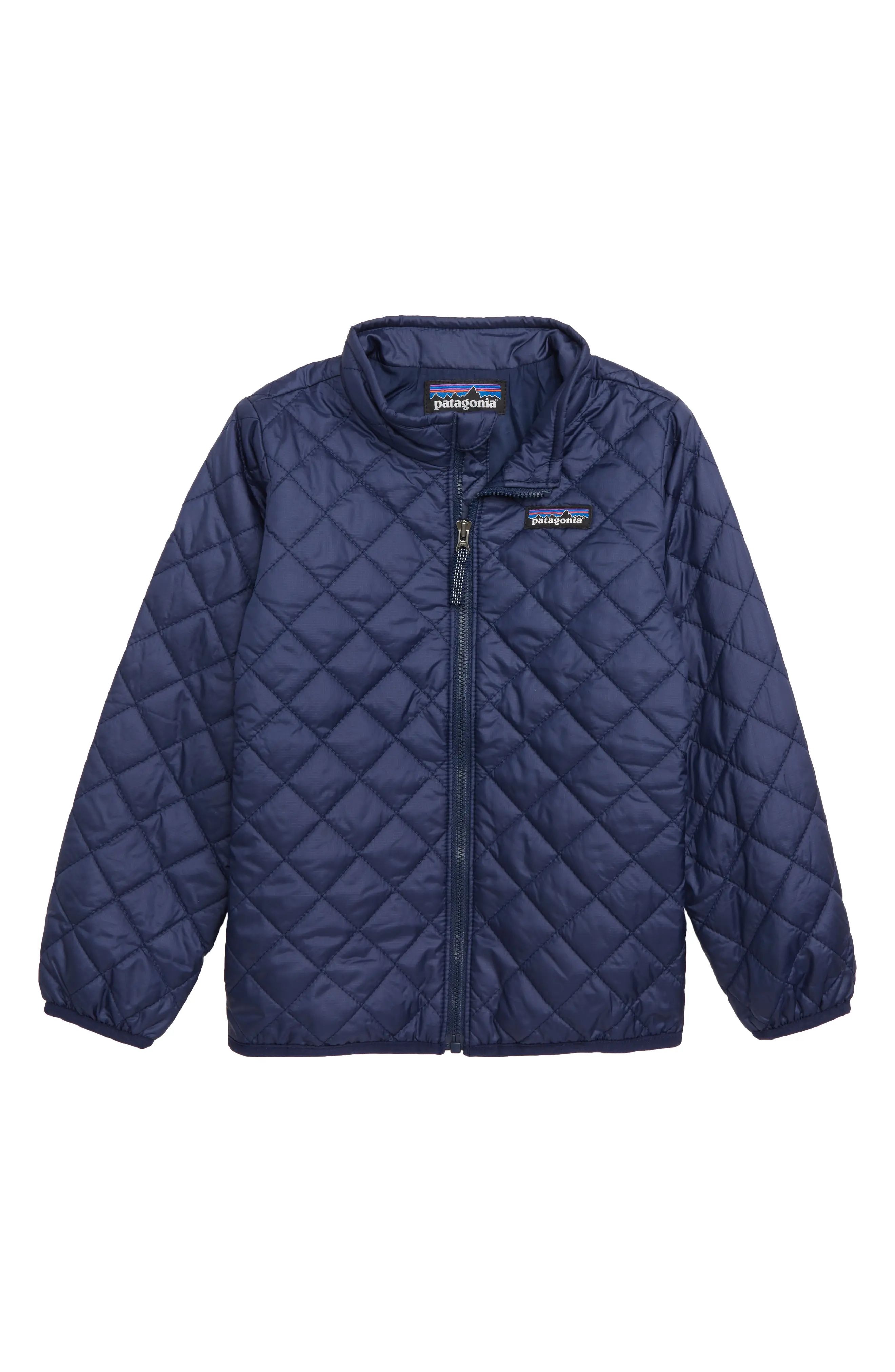 Toddler Boy's Patagonia Nano Puff Quilted Water Resistant Jacket, Size 4T - Blue | Nordstrom