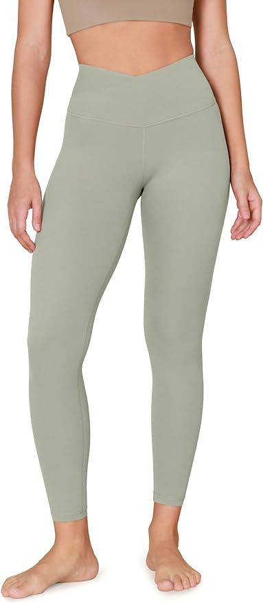 ODODOS ODCLOUD Crossover 7/8 Leggings with Back Pocket for Women, 25" / 28“ Buttery Soft V Cros... | Amazon (US)