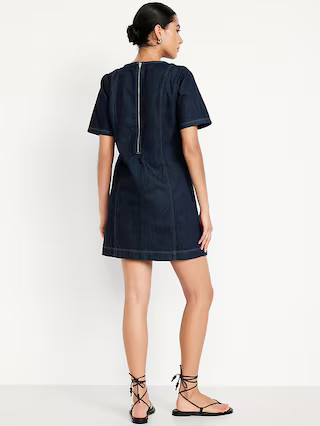 Denim Mini Dress | Old Navy (US)