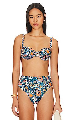 Cleobella Beckett Bikini Top in Tallulah from Revolve.com | Revolve Clothing (Global)